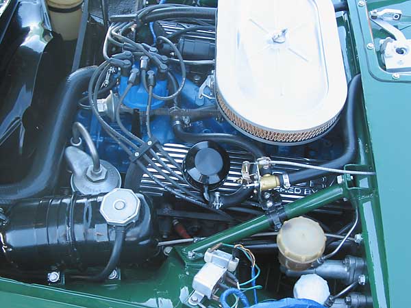 1967 Sunbeam Tiger engine compartment
