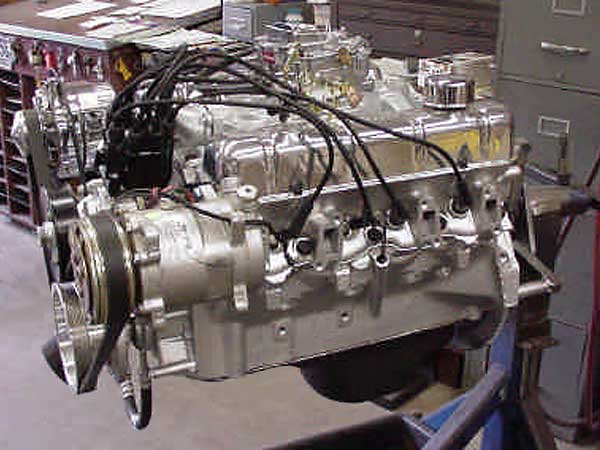 Monster Motor complete with late Rover front cover a serpentine belt system