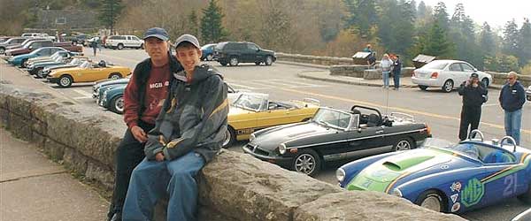 Martyn and Graeme Harvey, at British V8 2003