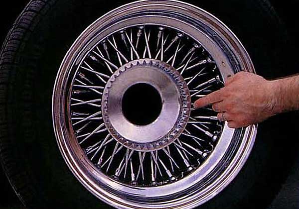 MGB spoke wheels