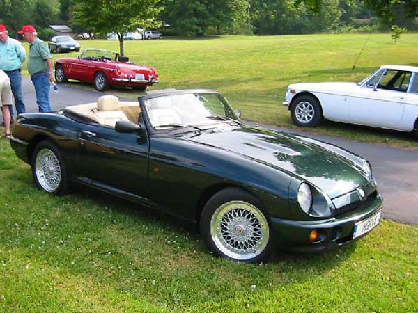 Scott's car at the BritishV8 2006 meet in Townsend TN