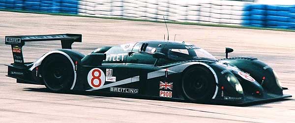The Bentley Speed 8 powered by an Audi V8 engine 