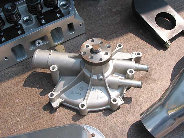 Ford shortie water pump... available in serpentine or v-belt versions
