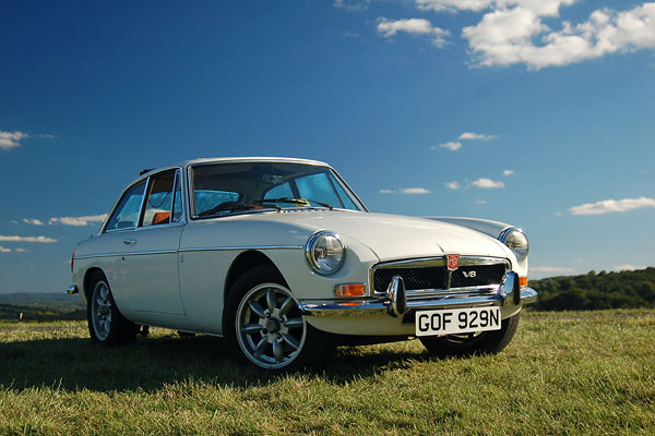 Kevin Richards' 1974 MGB GT V8 (photo by Kevin Richards, 2007)