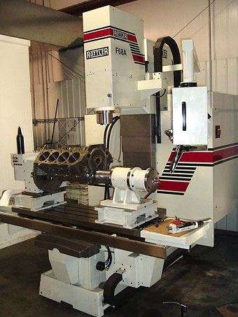 Rottler F68A four-axis, computer-controlled machining center