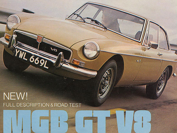 Autocar magazine: Look What's Gone Into The MGB GT V8