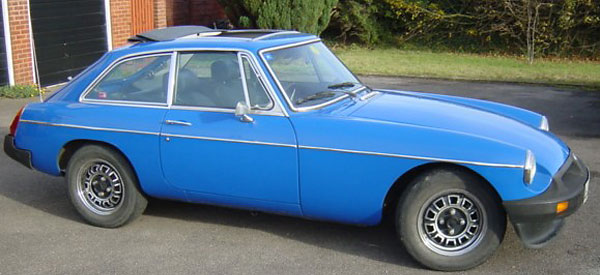 Bob Fisher's MGB GT V8 (bought in Great Britain and brought to U.S.A.)