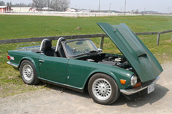 Ken Hiebert's TR6 V8