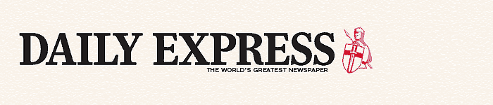 The London Daily Express newspaper - David Benson
