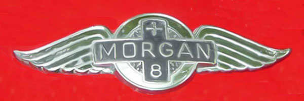 Morgan Plus-8 badge / emblem / insignia / regalia