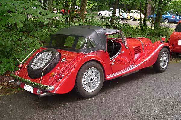 The vee-eight powered Morgan Plus-8's came standard with Robinson Wheels (five-stud, cast-alloy)