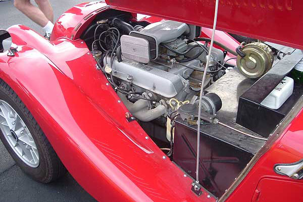 Morgan Plus-8 alloy vee-eight engine