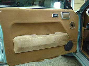 Rover SD1 front door armrest and trim