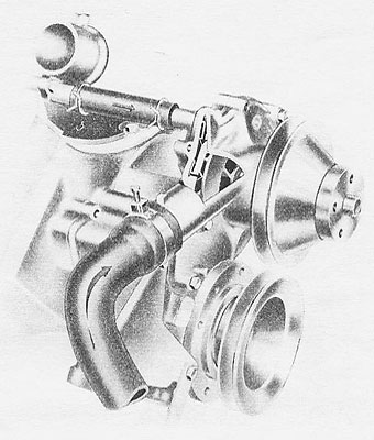 THERMOSTAT BY-PASS AND WATER PUMP