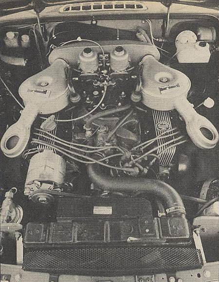 The excellent Rover aluminum V8 engine.