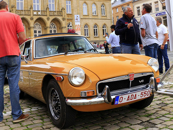 MGB GT V8 prototype number 105 as it appeared at the 2017 Sea Fun Rally.