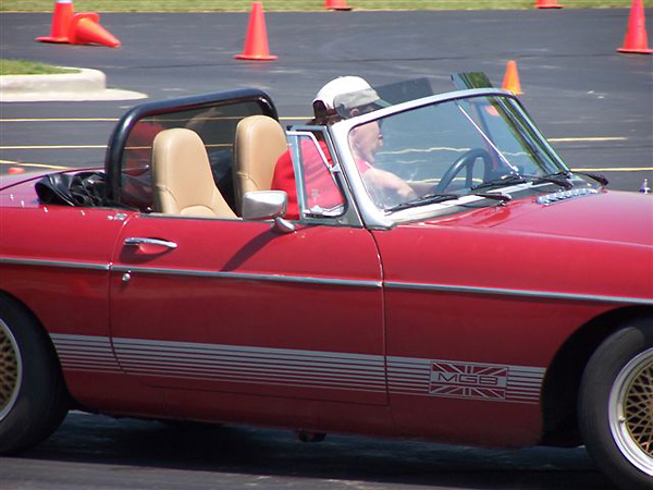 Carl Floyd and his 80 MGB V8