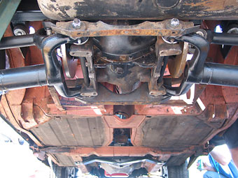 Narrowed Jaguar independent rear suspension