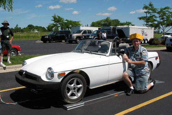 Brian McCullough and his 80 MGB V6