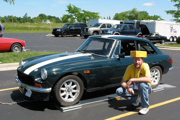 Curtis Jacobson and his 71 MGB GT V8