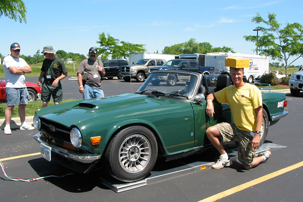 Ken Hiebert and his 72 TR6 V8