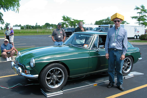 Larry Shimp and his 68 MGB GT V8