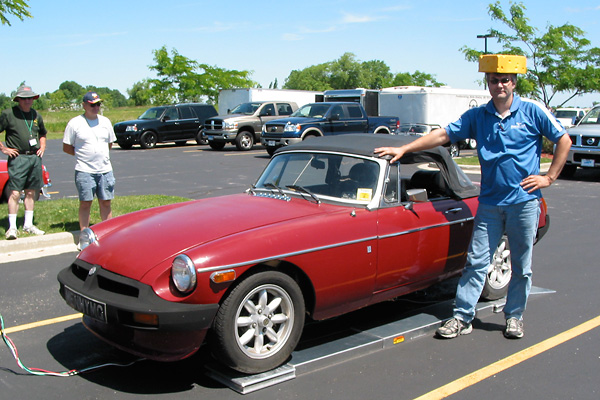 Max Fulton and his 74.5 MGB