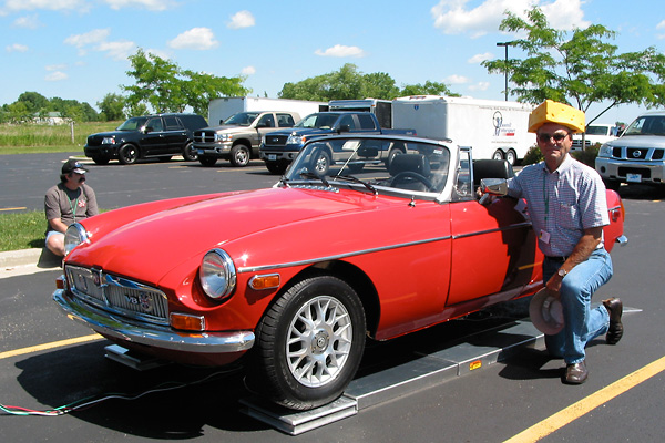 Merv Hagen and his 80 MGB V8