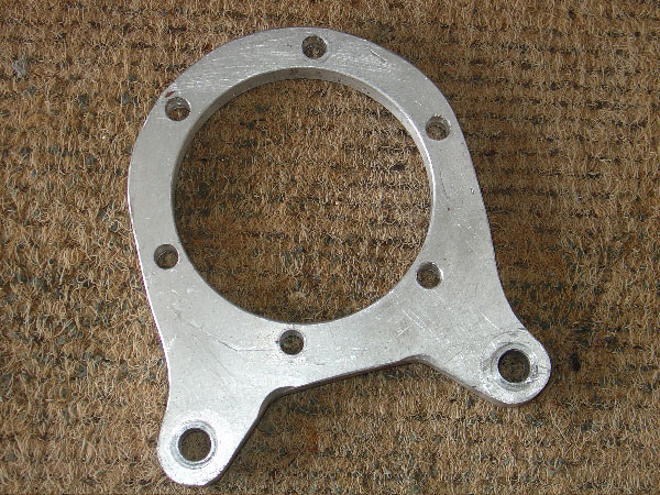 Prototype TR6 rear brake caliper brackets were made for me by The Columbus Machine Works, Inc.