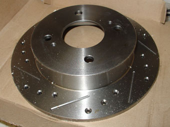 drilled and slotted rotors