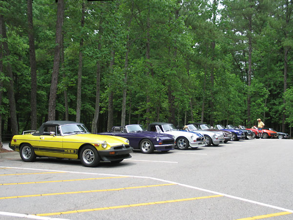 Jack Renaud's MGB has newly been updated with a Rover 4.6 litre engine.