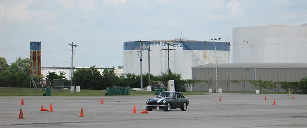 BritishV8 2010: Autocross in the Parking Lot of O'Reilly Raceway Park