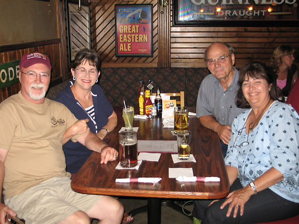 Dave Kirkman, Karen Kirkman, Merv Hagen, and Marilyn Hagen.