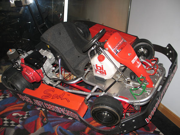 Sodi GT2 kart, manufactured in France by Sodikart, equipped with a 7hp Honda motor.