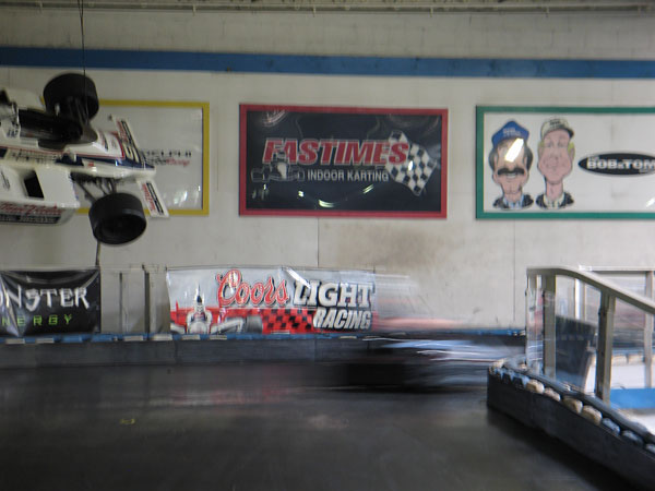 Fastimes claims their karts are capable of reaching nearly 40mph on their indoor racetrack!