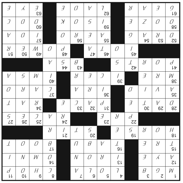 crossword puzzle solutions