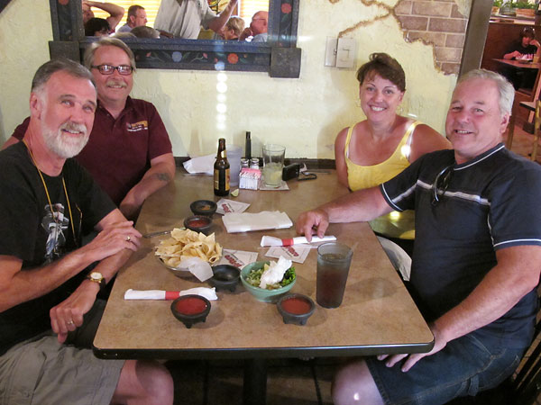 Ric Gregory, Phil McConnell, Brenda Grannis, and Calvin Grannis.