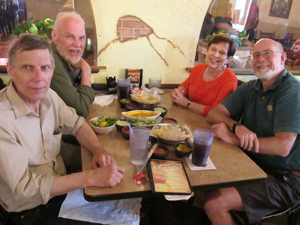 Larry Shimp, Bill Young, Margaret DeGroat, and Steve DeGroat.