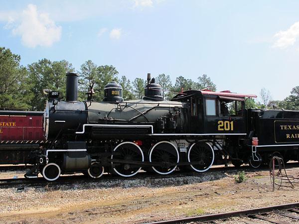 Number 201: built by the A.L. Cooke Locomotive Works for the Texas & Pacific Railway.