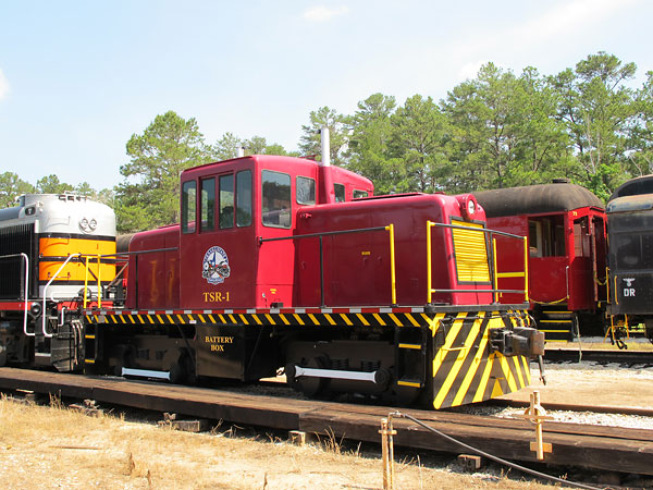 General Electric 45 tonner diesel switcher, with dual 150hp Cummins six-cylinder engines.