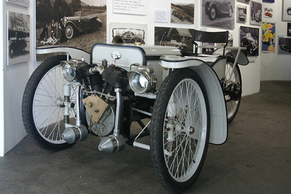 1910 Morgan Runabout replica with J.A.P. V-twin engine.