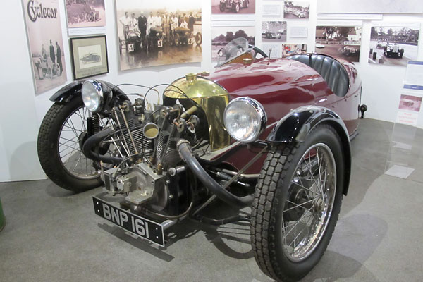 Harry Morgan initially considered both three and four wheel designs...