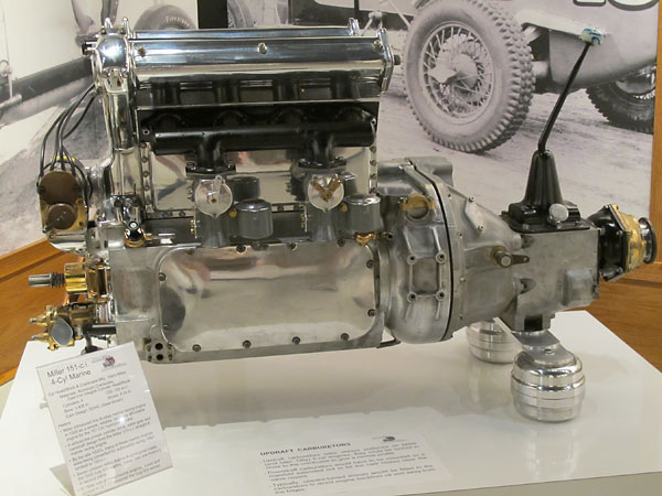 Miller's 151cid Marine engine was also introduced in 1926.