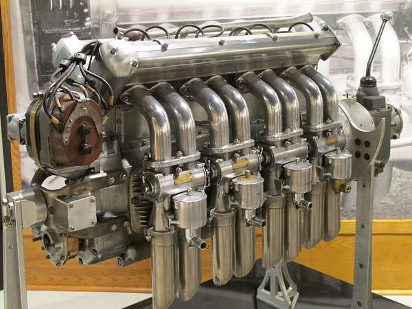 Introduced in 1926, Miller's 91 model engine came third in a series of similar designs.