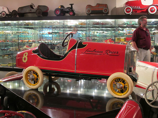 Sunbeam Racer pedal car, possibly inspired by Sunbeam's victory in the 1923 French Grand Prix.
