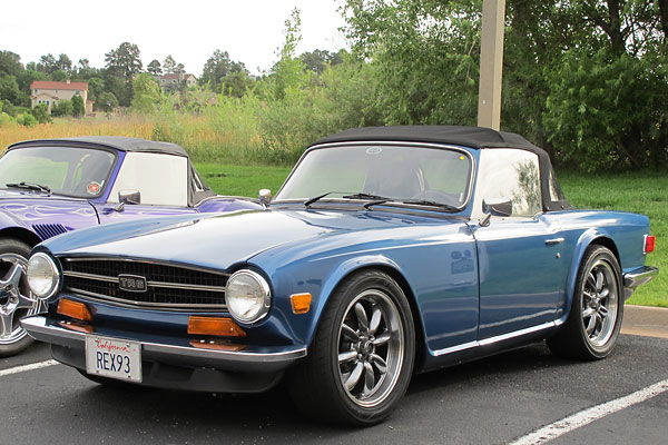Calvin Grannis' 1974 Triumph TR6 with Chevy LS1 V8 (fuel injected) - Elk Grove, California