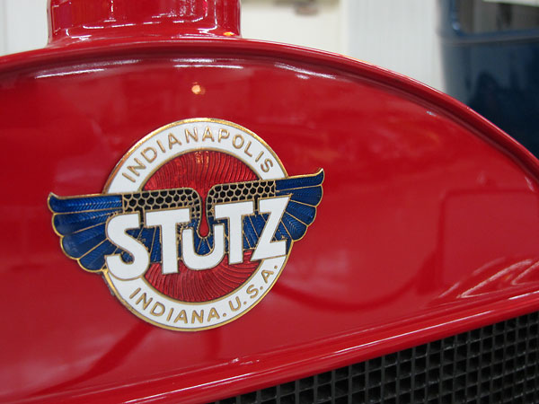 Badge: Stutz - Indianapolis, Indiana U.S.A.