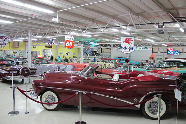 The front room of the Cussler Museum...