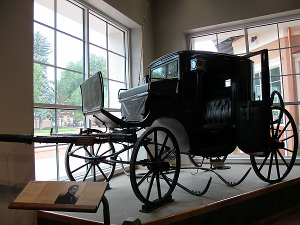 Brougham Carriage (circa ~1840) belonged to President William Henry Harrison