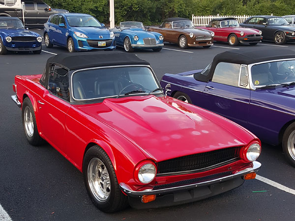 Ted Lathrop's 1976 Triumph TR-6 with Chevy 350 V8 - Wayland, Michigan